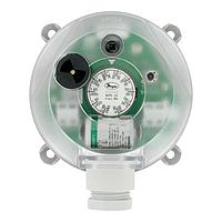 Dwyer BDPA-03-2-N Adjustable Differential Pressure Alarm, 0.08-20 inH2O, Audible/Visual (Differential, 2 inH₂O, Barbed Fitting, 5/16 in, IP54, NEMA Type 13)