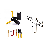 Goldweld CR2-D-18300 Welding Mould connect Bus bar to Bus bar (A: 17.2; 18mm; B: 300mm²)