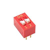 E-Switch KAS1102E DIP Switches 2 Position PC Pin Extended Unsealed