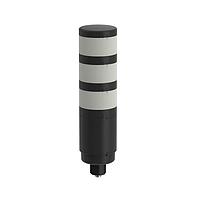 Banner Engineering TL70ZGYRQ Universal AC Voltage Modular Tower Light TL70 Tower Light, Black Housing: 3-Color Indicator; Voltage: 100-240 V ac; Environmental Rating: IP65; Colors: Green Yellow Red; Supports 1-4 Modules; 5-pin Micro Integral QD