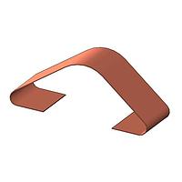 Laird Performance Materials 0077002902 Fingerstock Gaskets L.343"xW.32"xH.80" SLOT MOUNT (BeCu)