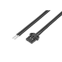 Molex 219657-2024 Discrete Wire Pico-Lock F-S OTS Cbl Assy SR 600mm Au 2Ckts Blk