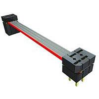 Samtec IDMD-10-T-08.00-G-R Flat Ribbon Slim Body Double-Row IDC Male Assemblies, 0.100" Pitch