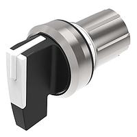 EAO 45-280S.2D90.003 Momentary-Rest-Momentary Selector switch actuator 3 positions white mom-0-mom 45? long lever front/housing metal