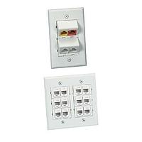 Panduit CFPS4EI Electrical Enclosures Faceplate 4Port E/I Classic sloped