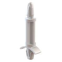 Essentra Components LCBS-8-20-01 PCB Support CB Spt,Dual Lck,Natural,1-1/4 in Spc