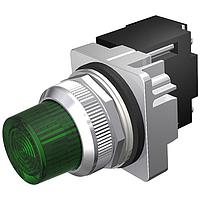 SIEMENS 52PL5H3 Pilot Light PILOT LIGHT,XFR 240V,GREEN,GLASS