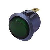 Shin Chin R13-112BW-02-BGG-N1 Rocker Switches SPST GRN ILUM RKR SW