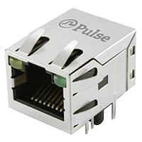 Pulse Electronics JXD1-0026NL Modular RJ45 1x1 Tab Up 1:1 GreenPHY 1000Base-T