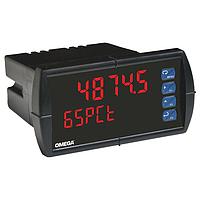 OMEGA DP6060-7R2 1/8 DIN Dual Input Process Panel Meter, 6 Digit Display (Current, Voltage, 6 Digit Dual - Line, 12 to 24 Vdc)