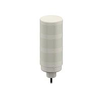 Banner Engineering TL70GORCQP Tower Lights TL70 Tower Light; Gray Housing: 3-Color Indicator; Voltage: 12-30 V dc; Environmental Rating: IP65; Input: Bimodal; Colors: Green Orange Red; 150 mm (6 in) 5-pin M12 PVC Pigtail QD