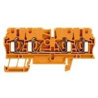 Weidmuller 1636800000 Feed Through Terminal Block ZDU 2.5/4AN OR