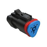 Amphenol SINE Systems AT06-3S-RJ120BK 3-Way 3 Way Plug 120 Ohm Black