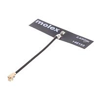 Molex 146153-0050 2.4GHz Antenna - 2.4GHz, 5GHz, Bluetooth, WiFi, WLAN, Zigbee 2.4/5G dual band Flex*50mm assy