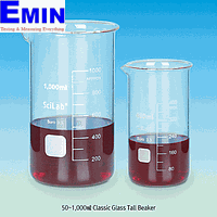 SciLab SL.Bea1037 Classic Glass Tall Beaker (1000ml/100ml)