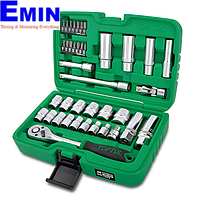 TOPTUL GCAI3901 3/8" DR. Flank Socket Set (39 pcs; 6PT)