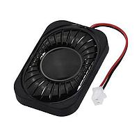 Same Sky (formerly CUI Devices) CMS-30205-124L40-67 Micro Speaker, 30 x 20mm rectangle, 5mm deep, pen, Nd-Fe-B, 1.2W, 4ohm, 850Hz, wire leads