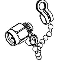 Radiall R404N01120 RF Terminators TERMINATION: SMA M 18 GHZ 2W with chain