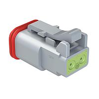 Amphenol SINE Systems AT06-2S-RD01 2-Way Plug 2 Way Reduced Diameter Seal