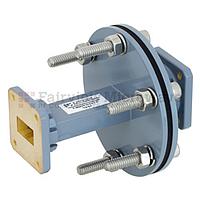 Fairview  FMWAD5013 WR-75 Waveguide Bulkhead Adapter Using Square Cover Flange and Operating from 10 GHz to 15 GHz
