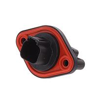 Amphenol SINE Systems AT04-2P-PM14 Connectors 2 Pin Rcpt Panel Mnt SelfThread Bk Sl Cap