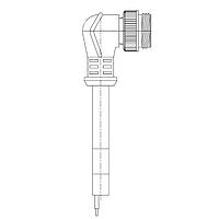 Molex 1300062506 Sensor Cables / Actuator Cables MC 3P M/MP 16/3 TPE FLX TRI KEY 90D 2M