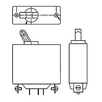 Sensata Technologies - Airpax M55629/8-024 Circuit Breakers Cir Brkr, Hyd Mag, 1 pl, 250VAC, 2A, aux sw