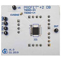 Infineon BTS700151ESPDAUGHBDTOBO1 Power Management IC Development Tools daughterboard compatible with the PROFET +2 12V motherboard