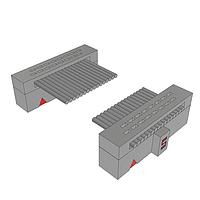 Samtec FFSD-08-D-01.00-01-N IDC Socket Cable .050" Low Profile Tiger Eye(TM) IDC Ribbon Cable Assembly