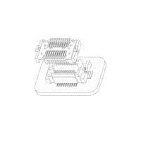Amphenol FCI 10106813-031112LF Connectors 30P MEZZANINE 2MM HERMAPHRODITIC