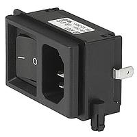 Schurter KP01.1112.11 Inlets SNAP-N PCB 2-POLE