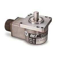 Sensata Technologies - BEI Sensors 01039-2572 Incremental Incremental Encoder, Sqr Flange, 1.181 Female, 0.2497, 0.2495 Shaft Dia., 150 cycles per turn, Dual Quad Channel, Complimentary Outputs, 12Vin / 5out, Side Termination, 18" Cable w/ seal