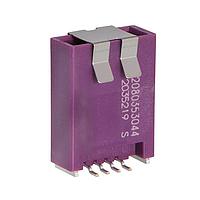 Molex 208035-3044 Headers CONNTAK50 HDR 04P KEY D VT SMT
