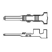 AMP Connectors - TE Connectivity 345807-1 Contact ECONO CONT. TAB