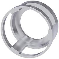 SIEMENS 3SU19500DK800AA0 Protective Collar PROTECTIVE COLLAR FOR PB, 360 , METAL