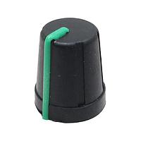 Eagle Plastic Devices 450-4764 Conical Knob SOFT TCH D SH BK/GR