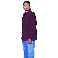 Desco 73900 Jacket with Knitted Cuffs (Burgundy, X-Small)