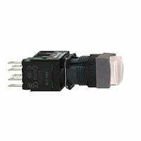 SCHNEIDER XB6CE1B1B Pushbutton Switches PUSHBUTTON OPERATOR 16MM XB6