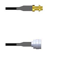Amphenol Custom Cable Q-2Y0550008060i RF Cable Assemblies SMA-SJB/TNC-SP RG58 60I