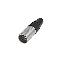 REAN RC5M-D Connectors 5P MALE XLR CBL CONN NICKEL/SILVER - BUL