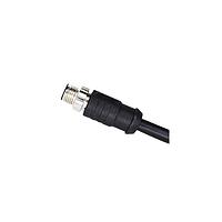 Amphenol LTW M8-08BMMM-SL7D03 Sensor Cables / Actuator Cables M Series Sensor Connector, M8, A Code, Metal, 1.5A, 08 pins, Male Connector, Male Contact, Straight, Screw Thread, Overmolded, Length 3000mm, IP67