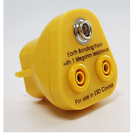 Bosch Static BSC-H09 Grounding EU Plug (EU 2 x Banana, 1 x Stud 10 mm)