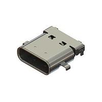 EDAC 698C124-215-211 USB Type C Connectors 24 pin USB Type-C  Au flash plating right angle PCB and SMT insulator blk