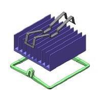 Advanced Thermal Solutions ATS-X53210G-C1-R0 Component BGA Cooling Solutions with superGRIP Attachment, High Performance, 21x21x12.5mm