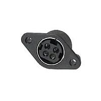 Kycon KPJX-PM-4S Receptacles 4 PN PANEL MT POWER MINI DIN