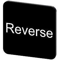 SIEMENS 3SU19000AF160DP0 Labeling Plate, Reverse INSCR. LABEL, BLACK 22 X 22MM, REVERSE