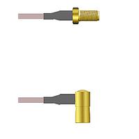 Amphenol Custom Cable Q-2V03S0005060i RF Cable Assemblies SMA-SJ/SMB-RP G316 60I
