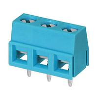Same Sky (formerly CUI Devices) TB006-508-17BE Fixed Terminal Blocks Terminal block, screw type, 5.08 , horizontal, 17 poles, CUI Blue, slotted screw, PCB mount