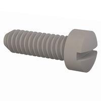 Essentra Components 010540F037 Machine Screw Fillister Slotted Screw, #5-40 Thread, 3/8 Lg