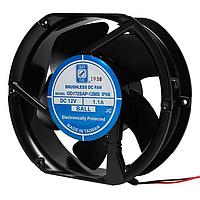 Orion Fans OD172SAP-48MBIP68 Axial DC Axial Fan, 172x150x51mm, 48VDC, 180CFM, 14.5W, 42dBA, Ball, Wire, IP68